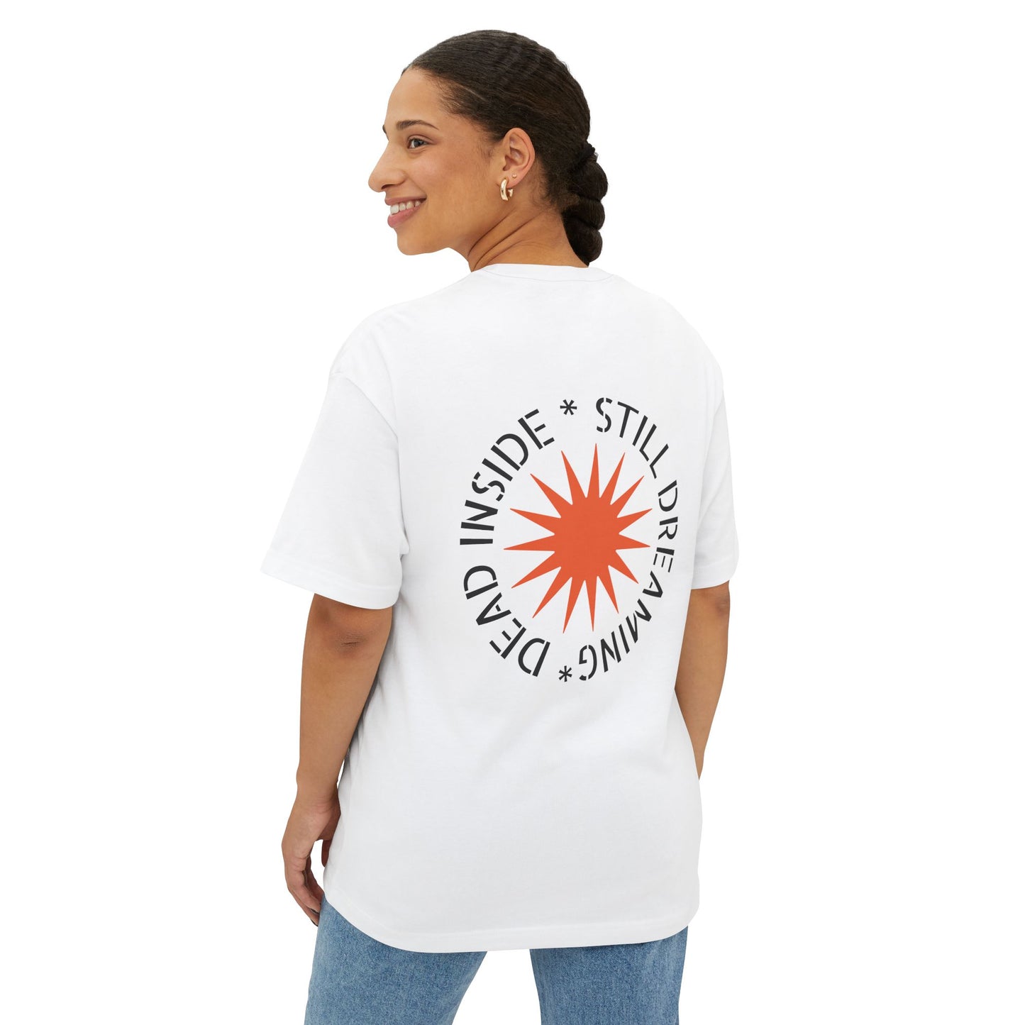 Dreamer Unisex Oversized Tee, Relaxed Fit T-Shirt