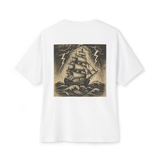 Thread and Thorn Nautical Graphic Oversized Tee