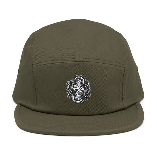 Thread and Thorn Stylish Embroidered 5 Panel Cap - Urban Fashion, Casual Wear, Summer Style, Gift for Him, Adjustable Hat