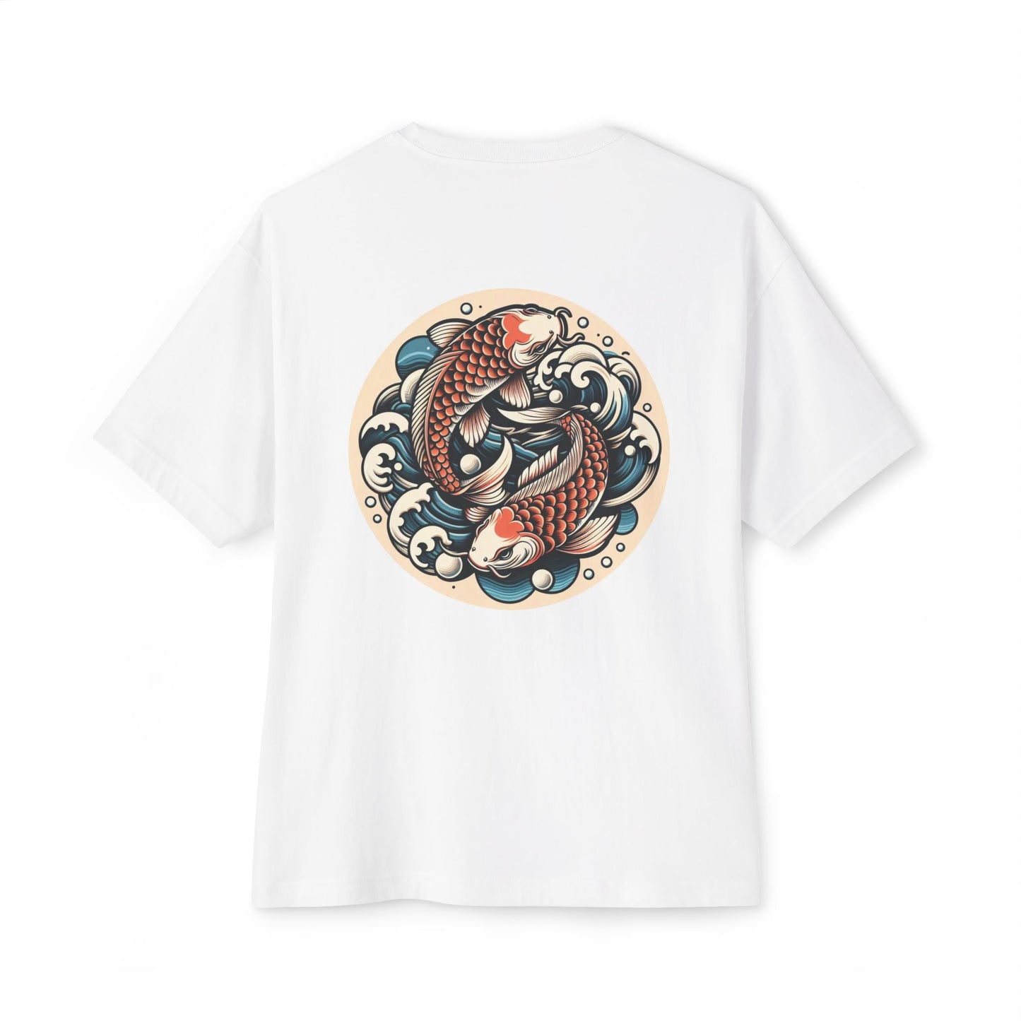 Thread and Thorn Koi Stylish Unisex Graphic Tee with Koi Design, Streetwear, Gift for Him/Her, Casual Outfit, Summer Essential, Art-Inspired Fashion