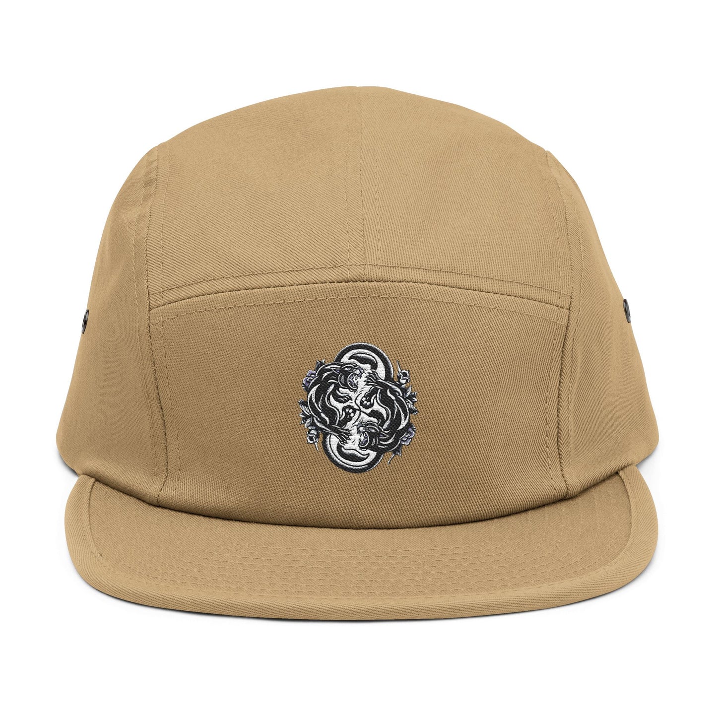 Thread and Thorn Stylish Embroidered 5 Panel Cap - Urban Fashion, Casual Wear, Summer Style, Gift for Him, Adjustable Hat