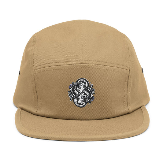 Thread and Thorn Stylish Embroidered 5 Panel Cap - Urban Fashion, Casual Wear, Summer Style, Gift for Him, Adjustable Hat