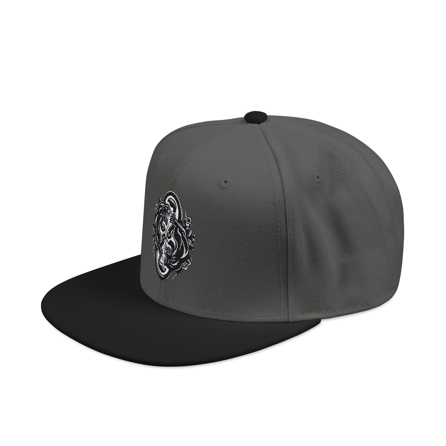 Thread and Thorn Stylish Embroidered Snapback Hat, Adjustable Cap, Sporty Headwear, Trendy Gift for Him/Her, Perfect for Summer Outings, Festivals