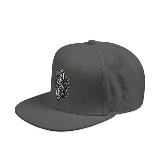 Thread and Thorn Stylish Embroidered Snapback Hat, Adjustable Cap, Sporty Headwear, Trendy Gift for Him/Her, Perfect for Summer Outings, Festivals