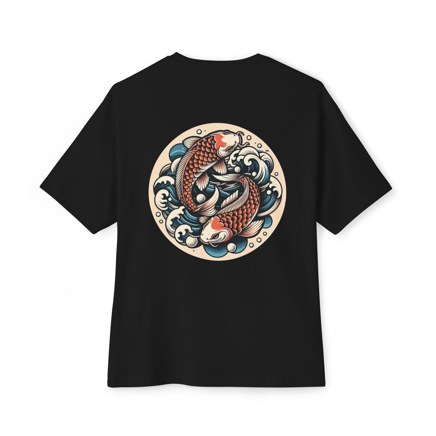 Thread and Thorn Koi Stylish Unisex Graphic Tee with Koi Design, Streetwear, Gift for Him/Her, Casual Outfit, Summer Essential, Art-Inspired Fashion