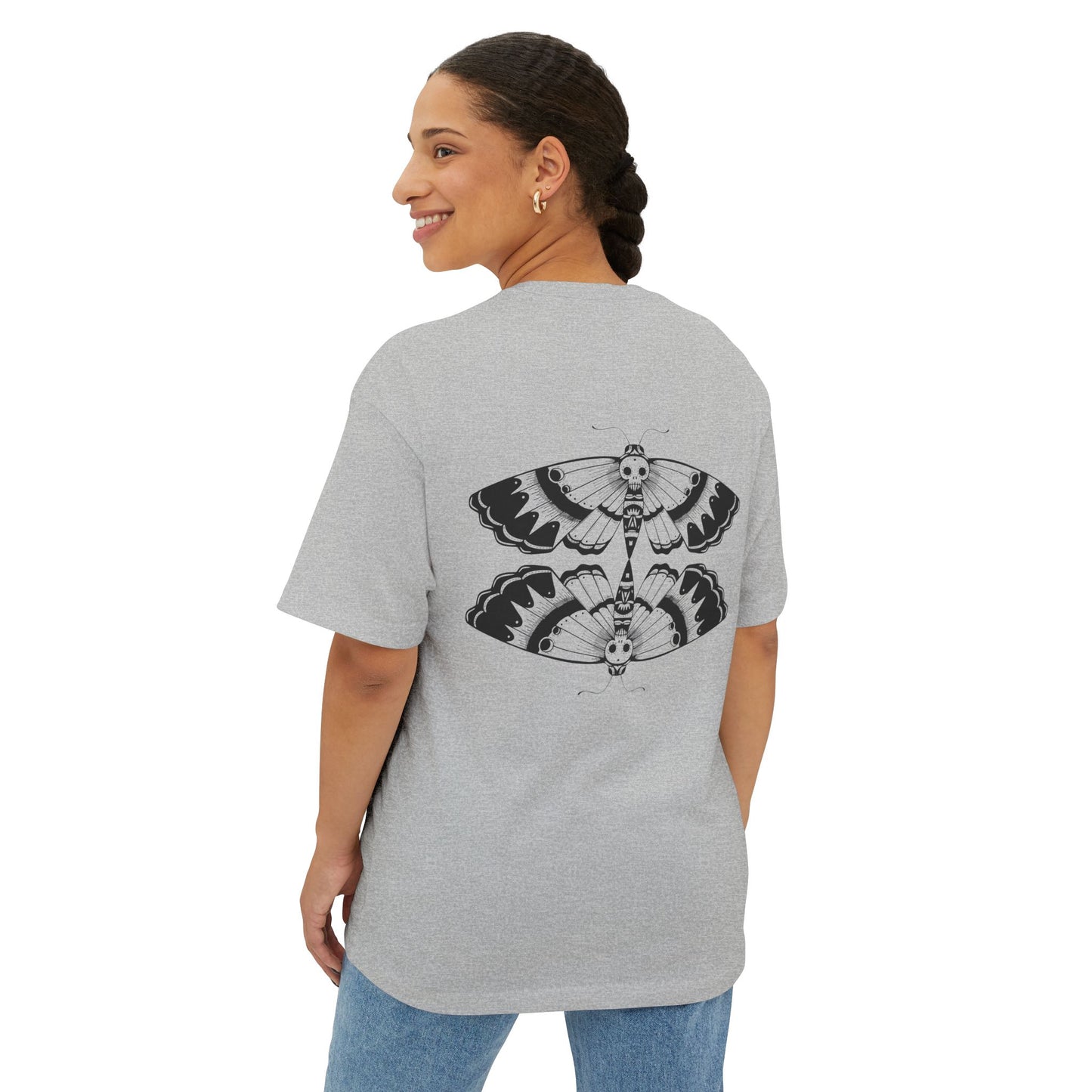 Thread and Thorn Moth Stylish Unisex Oversized Boxy Tee - Trendy Graphic T-Shirt for Casual Wear, Gift for Him or Her, Everyday Comfort, Unique Design, [...]