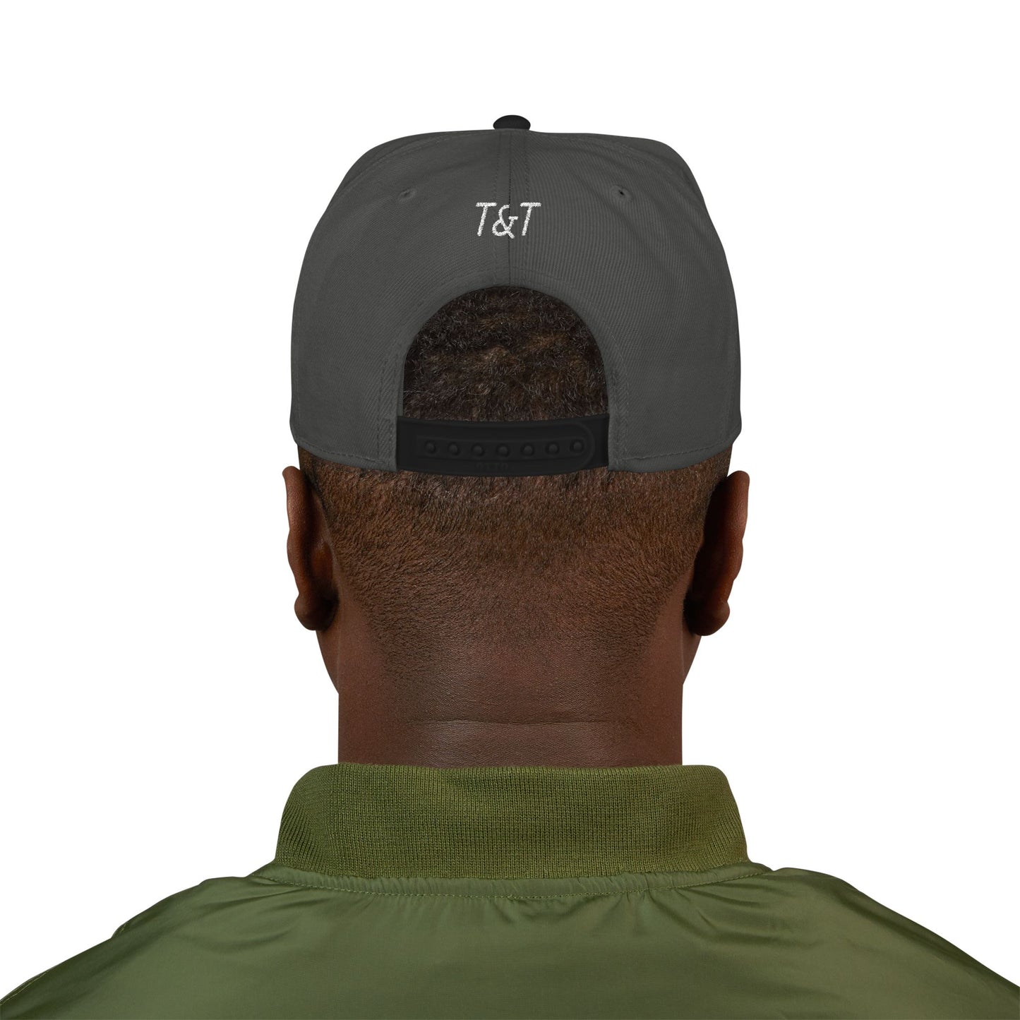 Thread and Thorn Stylish Embroidered Snapback Hat, Adjustable Cap, Sporty Headwear, Trendy Gift for Him/Her, Perfect for Summer Outings, Festivals