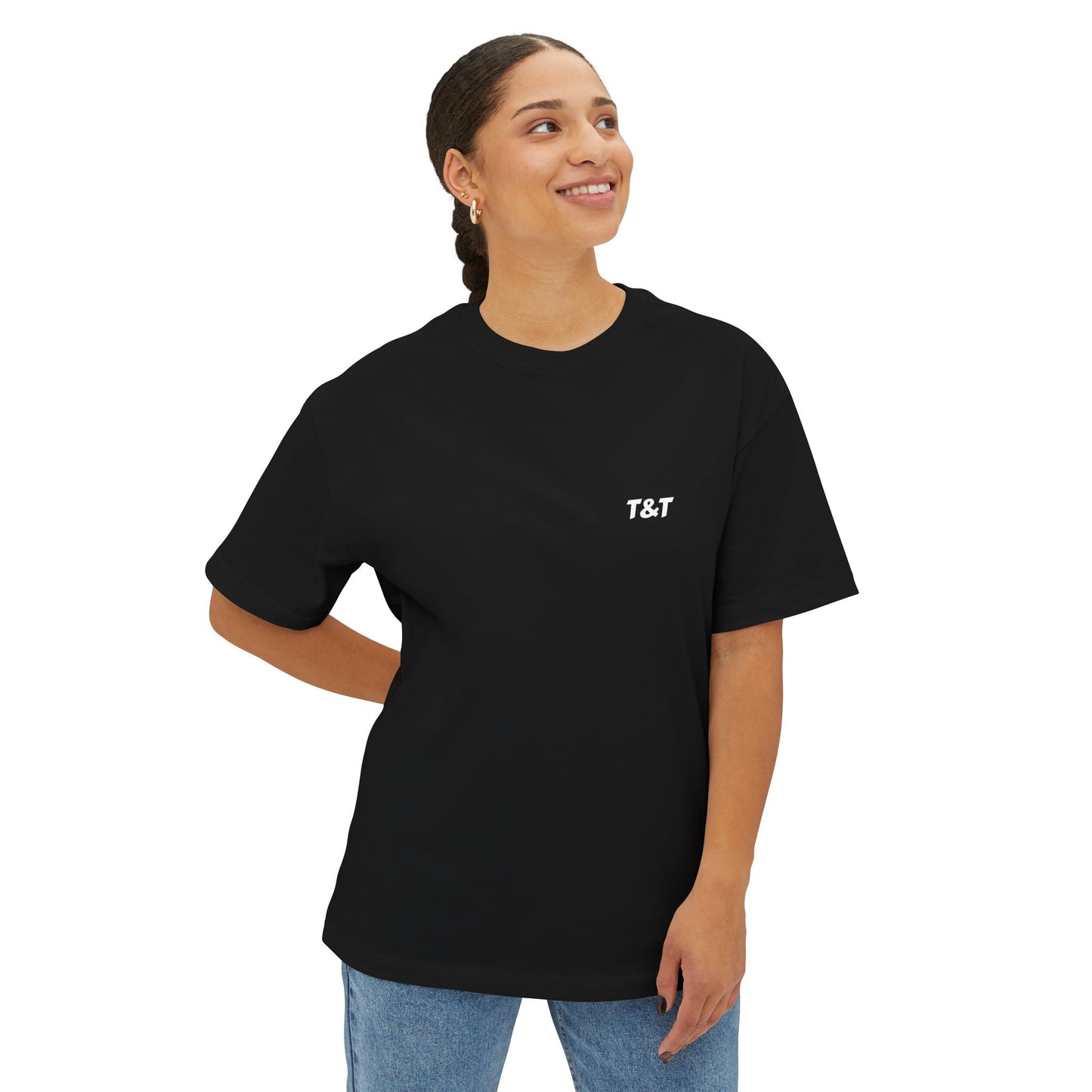 Bohemian Oversized Boxy Tee, Relaxed Fit Tee, Unisex Graphic T-Shirt, Trendy Casual Top, Gift for Yoga Lovers, Festival Wear