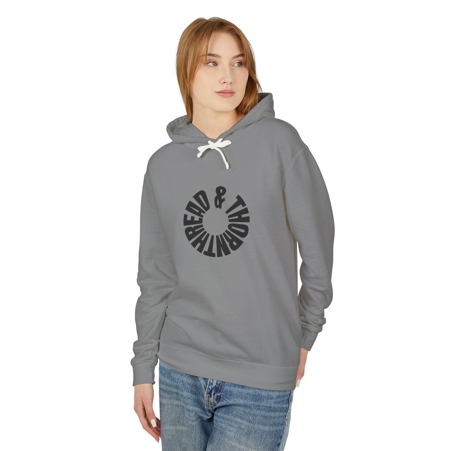 Thread and Thorn Scorpio Graphic Hoodie, Unisex Lightweight,  Stylish Pullover, Comfortable Layering, Trendy Sweatshirt