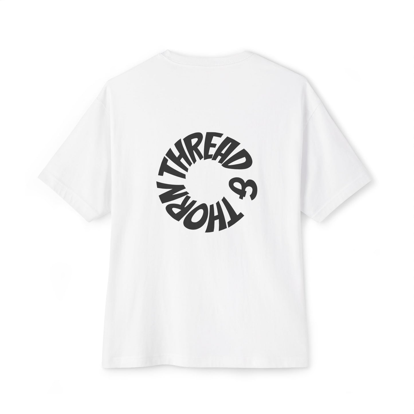Thread and Thorn Skull and Roses Unisex Oversized Tee, Comfortable Streetwear, Graphic T-Shirt, Casual Fashion, Gift for Friends, Festival Outfit