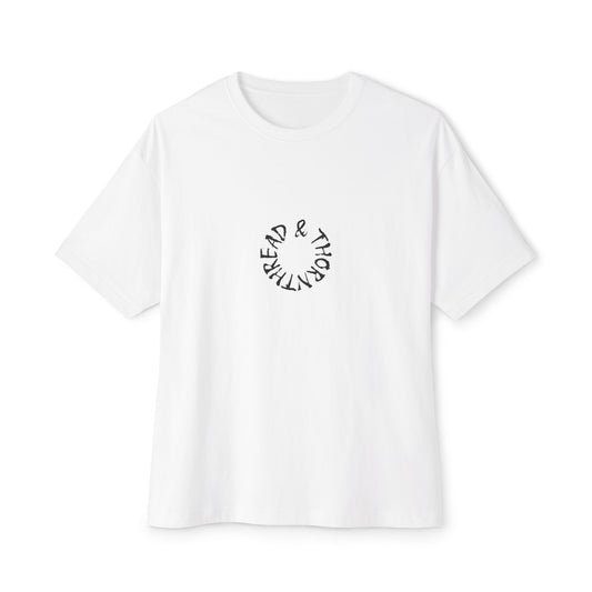 Thread and Thorn Tiger Graphic Tee, Unisex Oversized T-Shirt, Casual Streetwear, Summer Fashion, Gift for Animal Lovers, Festival Wear