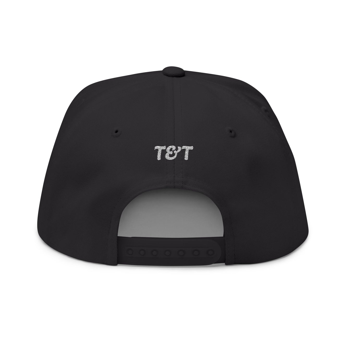 Thread and Thorn Embroidered Flat Bill Cap with Scorpion Design, Trendy Snapback Hat, Perfect for Outdoors, Casual Fashion, Unique Gift Idea