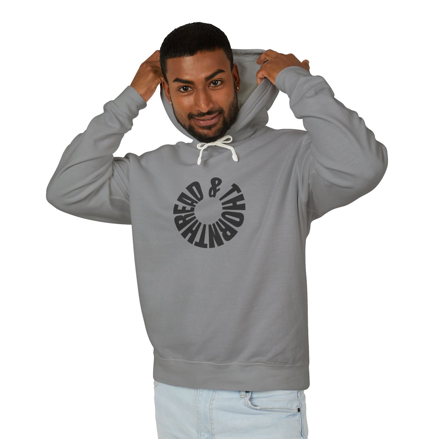 Thread and Thorn Scorpio Graphic Hoodie, Unisex Lightweight,  Stylish Pullover, Comfortable Layering, Trendy Sweatshirt